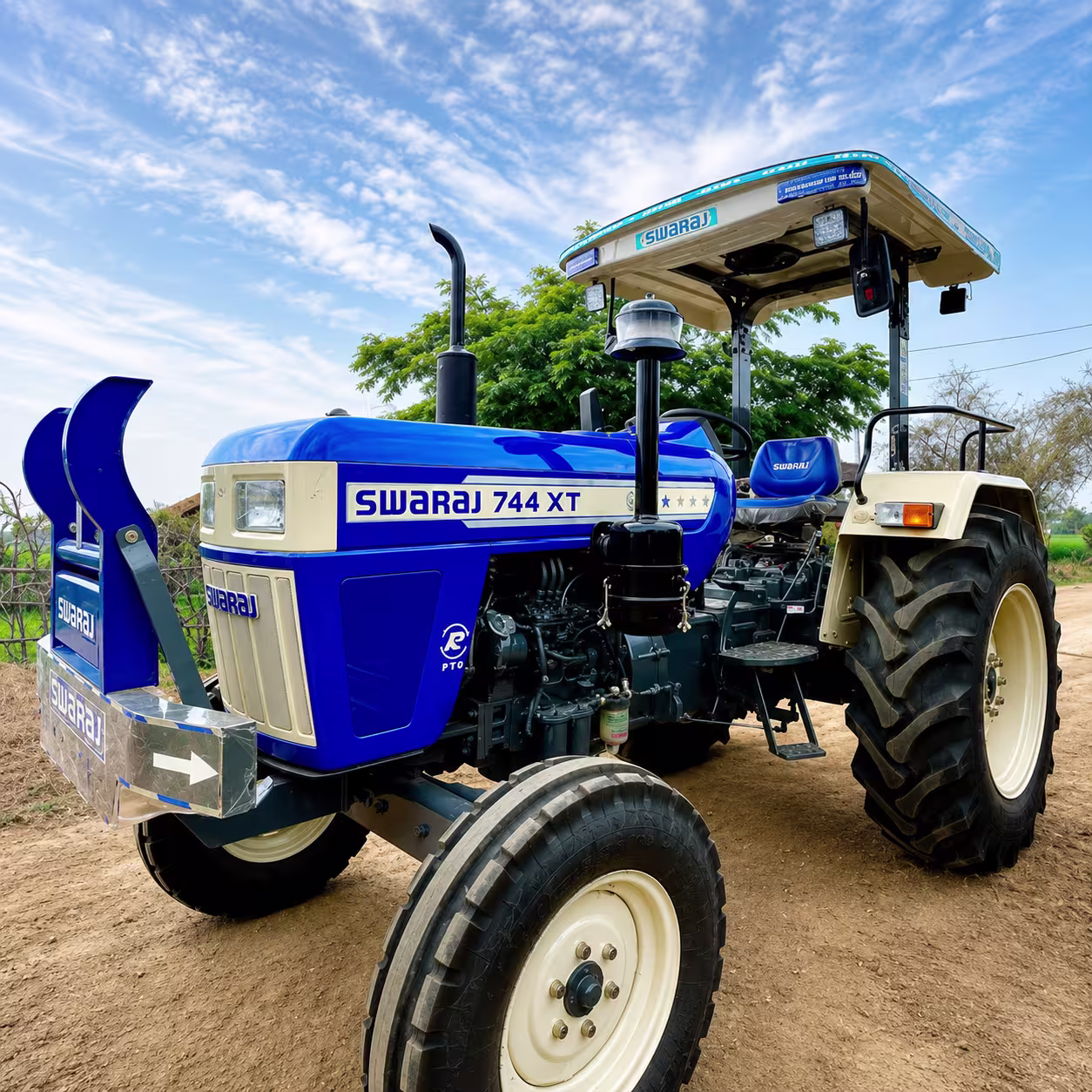 Heavy duty swaraj tractor fiber hood punjabi chatri with factory fitting - Katayayani Enterprises